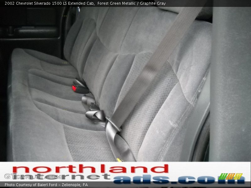 Forest Green Metallic / Graphite Gray 2002 Chevrolet Silverado 1500 LS Extended Cab
