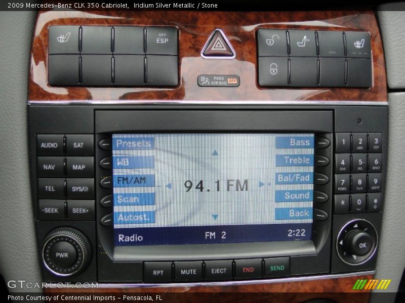 Iridium Silver Metallic / Stone 2009 Mercedes-Benz CLK 350 Cabriolet