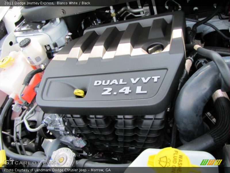 Bianco White / Black 2011 Dodge Journey Express