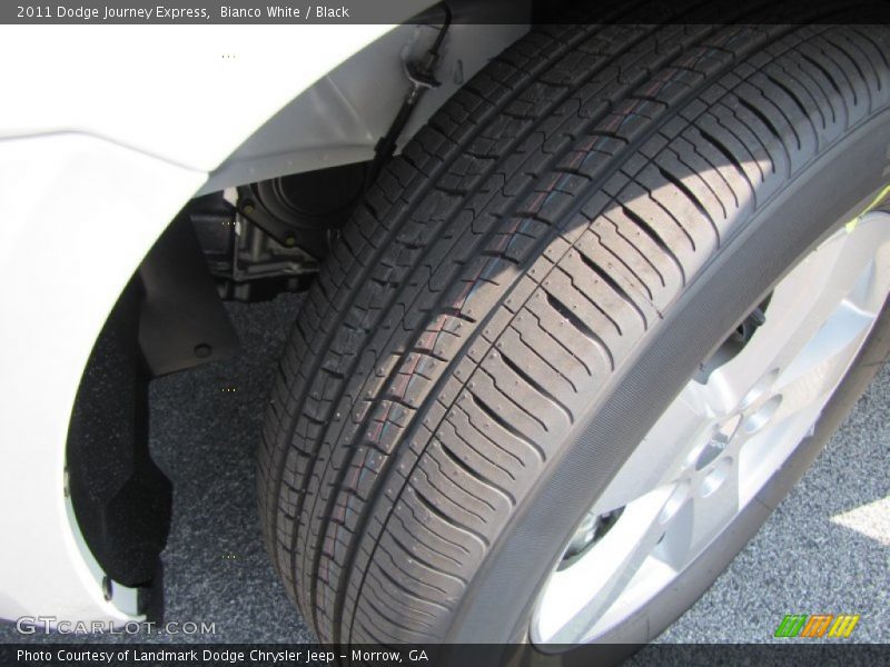 Bianco White / Black 2011 Dodge Journey Express