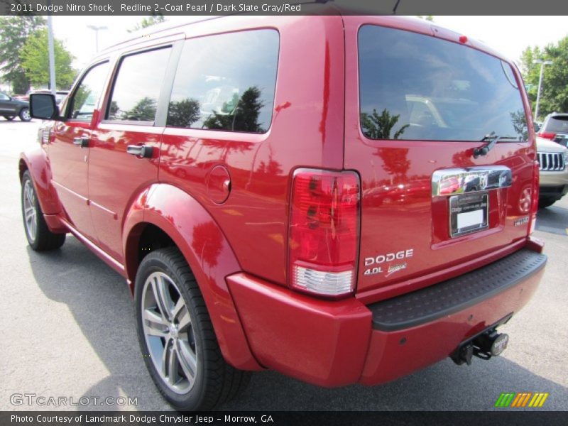 Redline 2-Coat Pearl / Dark Slate Gray/Red 2011 Dodge Nitro Shock
