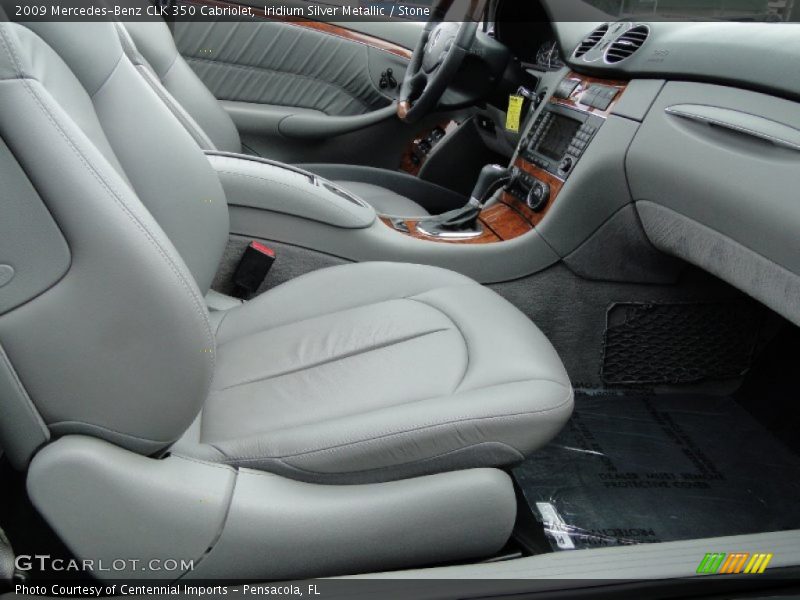 Iridium Silver Metallic / Stone 2009 Mercedes-Benz CLK 350 Cabriolet