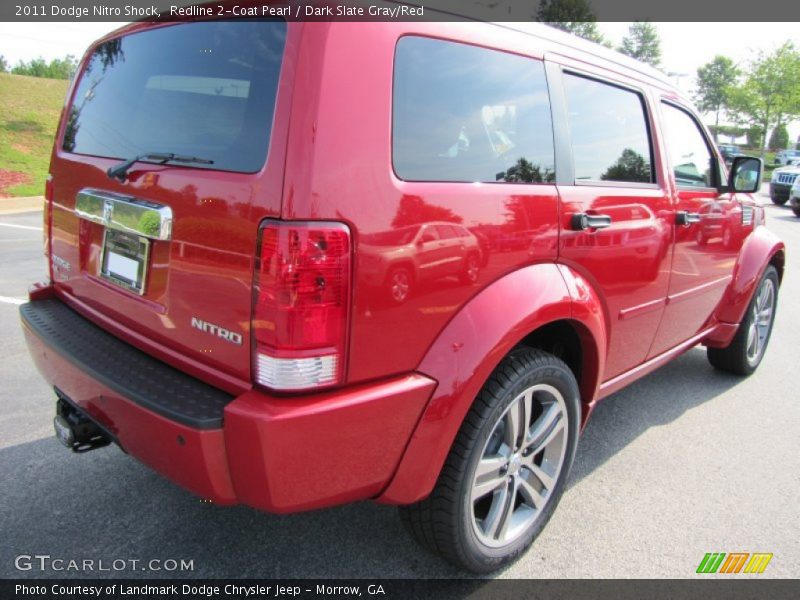 Redline 2-Coat Pearl / Dark Slate Gray/Red 2011 Dodge Nitro Shock