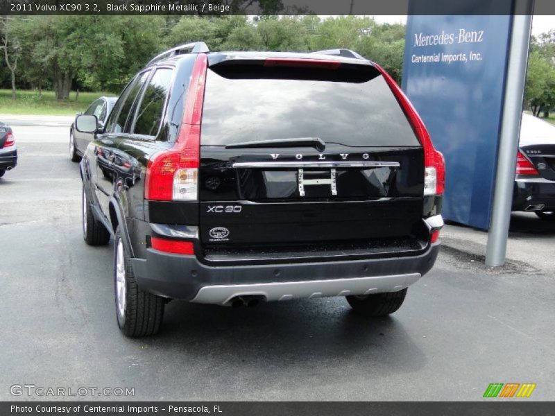 Black Sapphire Metallic / Beige 2011 Volvo XC90 3.2