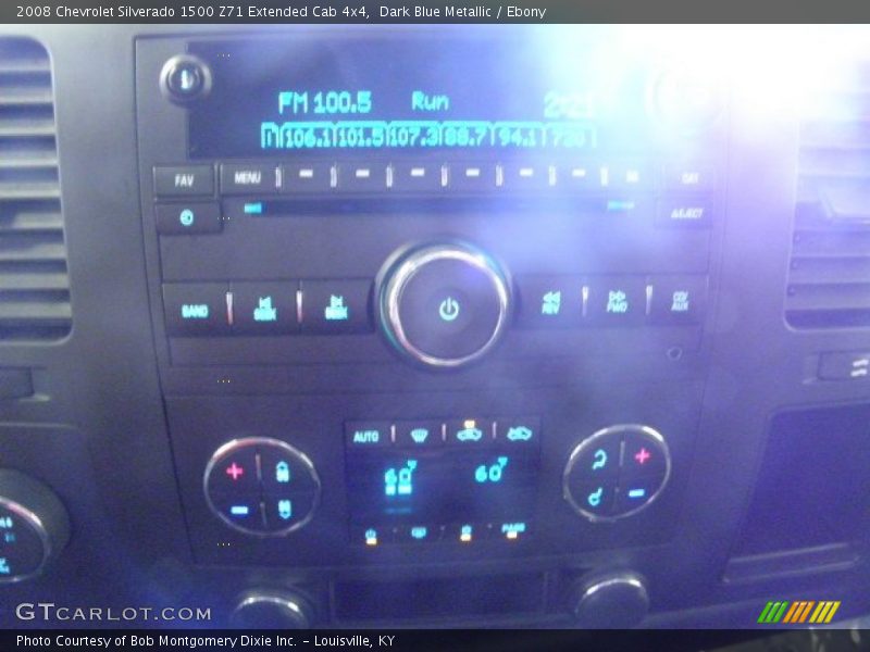 Dark Blue Metallic / Ebony 2008 Chevrolet Silverado 1500 Z71 Extended Cab 4x4
