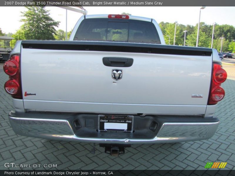 Bright Silver Metallic / Medium Slate Gray 2007 Dodge Ram 1500 Thunder Road Quad Cab