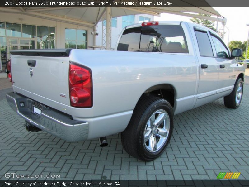 Bright Silver Metallic / Medium Slate Gray 2007 Dodge Ram 1500 Thunder Road Quad Cab