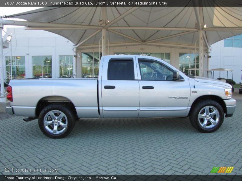 Bright Silver Metallic / Medium Slate Gray 2007 Dodge Ram 1500 Thunder Road Quad Cab
