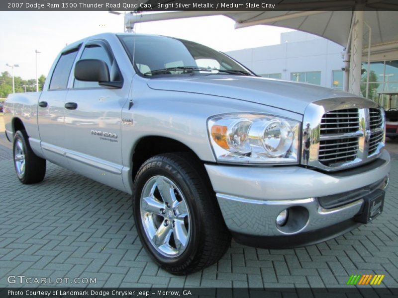 Bright Silver Metallic / Medium Slate Gray 2007 Dodge Ram 1500 Thunder Road Quad Cab