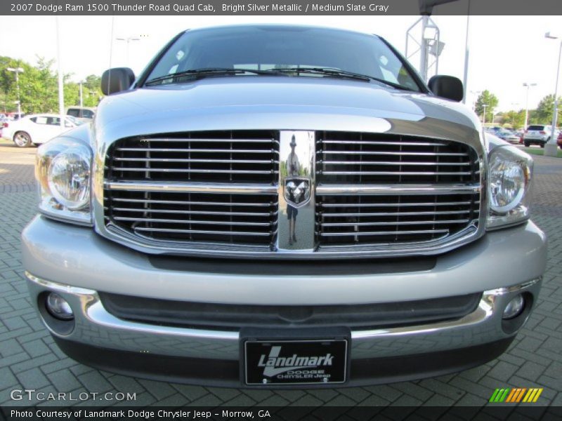 Bright Silver Metallic / Medium Slate Gray 2007 Dodge Ram 1500 Thunder Road Quad Cab