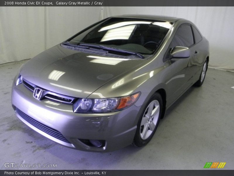 Galaxy Gray Metallic / Gray 2008 Honda Civic EX Coupe