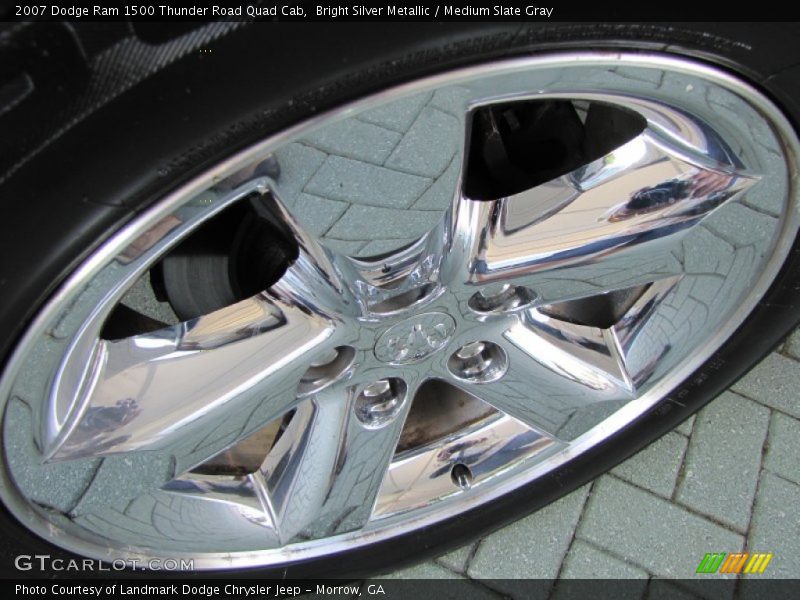 Bright Silver Metallic / Medium Slate Gray 2007 Dodge Ram 1500 Thunder Road Quad Cab