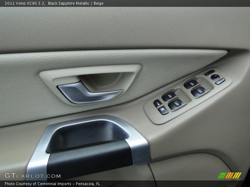 Black Sapphire Metallic / Beige 2011 Volvo XC90 3.2