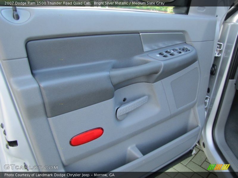 Bright Silver Metallic / Medium Slate Gray 2007 Dodge Ram 1500 Thunder Road Quad Cab