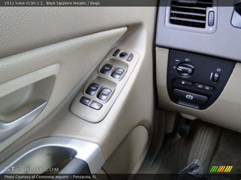 Black Sapphire Metallic / Beige 2011 Volvo XC90 3.2
