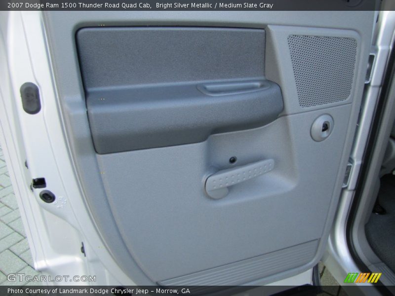 Bright Silver Metallic / Medium Slate Gray 2007 Dodge Ram 1500 Thunder Road Quad Cab