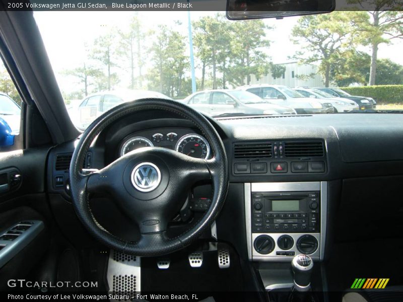 Blue Lagoon Metallic / Black 2005 Volkswagen Jetta GLI Sedan
