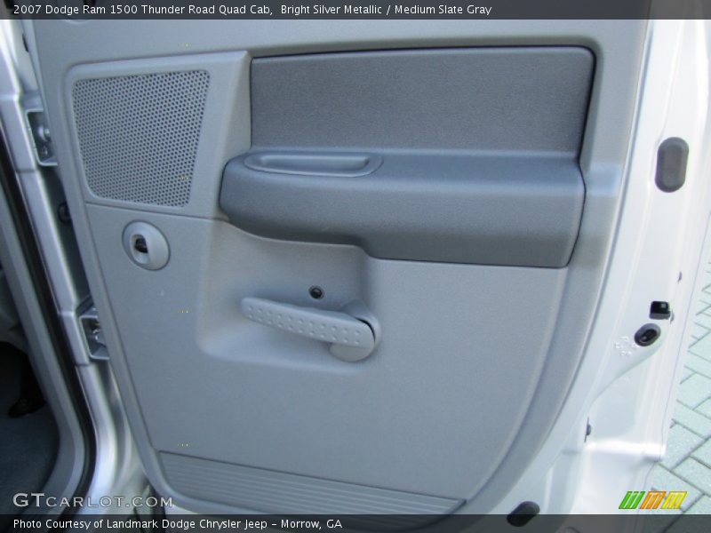 Bright Silver Metallic / Medium Slate Gray 2007 Dodge Ram 1500 Thunder Road Quad Cab