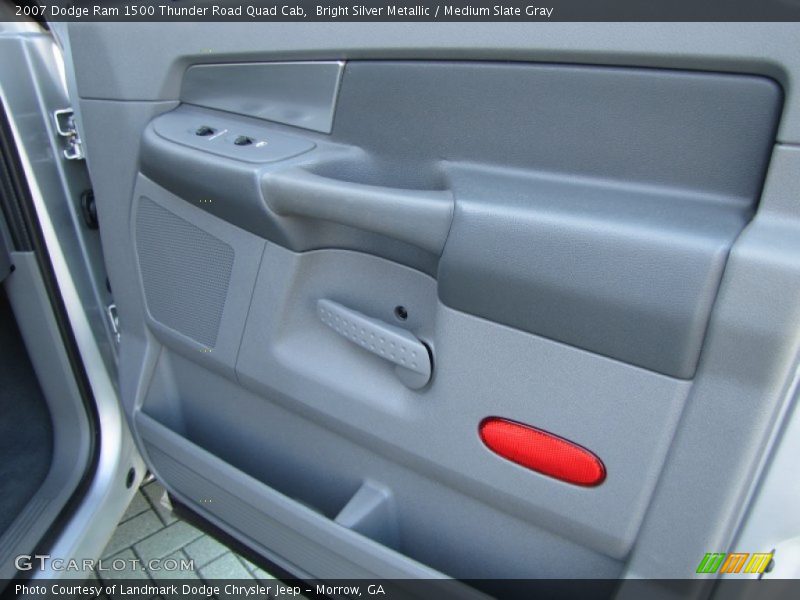 Bright Silver Metallic / Medium Slate Gray 2007 Dodge Ram 1500 Thunder Road Quad Cab