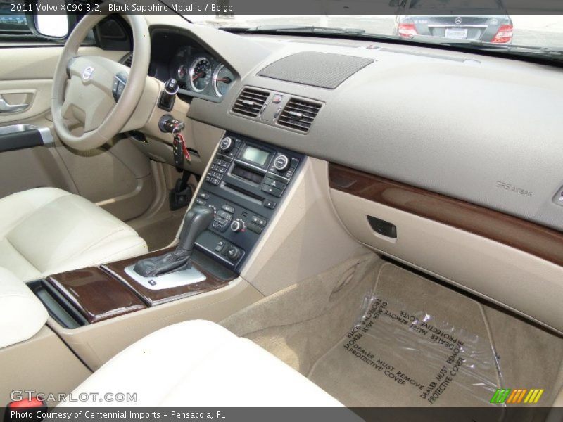 Black Sapphire Metallic / Beige 2011 Volvo XC90 3.2