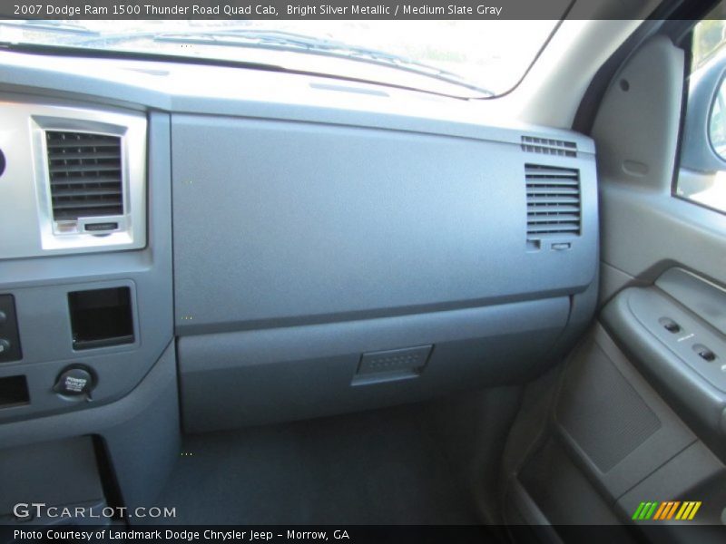 Bright Silver Metallic / Medium Slate Gray 2007 Dodge Ram 1500 Thunder Road Quad Cab