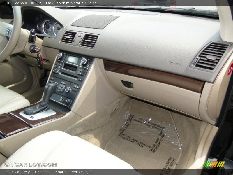 Black Sapphire Metallic / Beige 2011 Volvo XC90 3.2