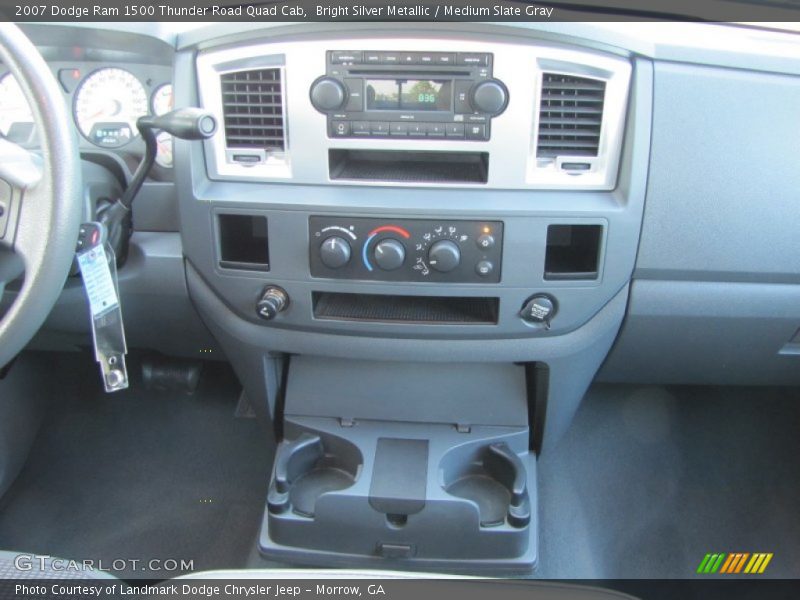 Bright Silver Metallic / Medium Slate Gray 2007 Dodge Ram 1500 Thunder Road Quad Cab