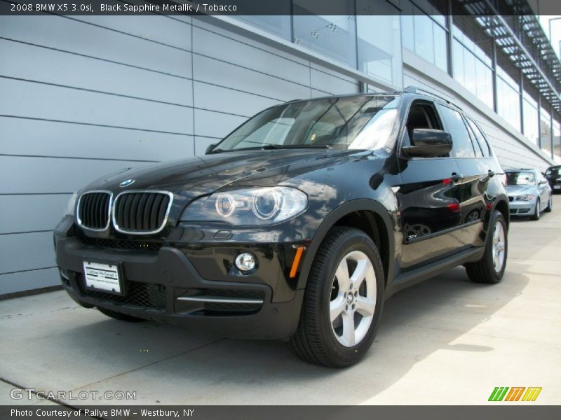 Black Sapphire Metallic / Tobacco 2008 BMW X5 3.0si