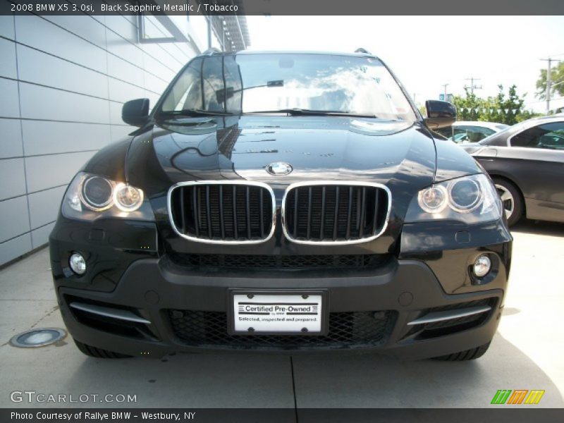 Black Sapphire Metallic / Tobacco 2008 BMW X5 3.0si