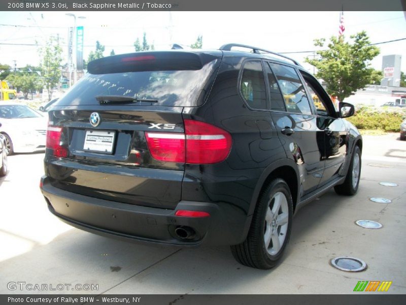 Black Sapphire Metallic / Tobacco 2008 BMW X5 3.0si