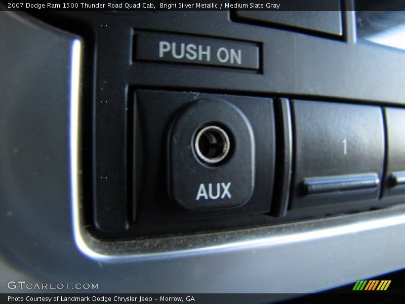 Bright Silver Metallic / Medium Slate Gray 2007 Dodge Ram 1500 Thunder Road Quad Cab