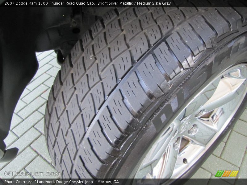 Bright Silver Metallic / Medium Slate Gray 2007 Dodge Ram 1500 Thunder Road Quad Cab