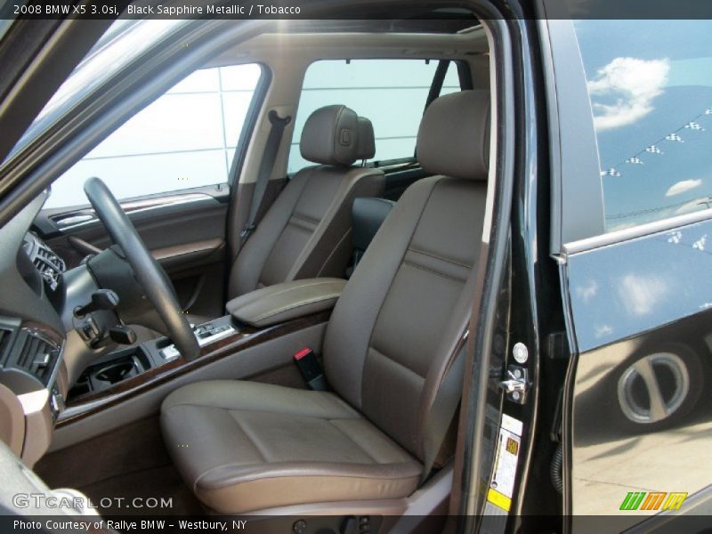 Black Sapphire Metallic / Tobacco 2008 BMW X5 3.0si