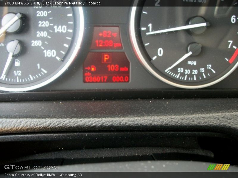 Black Sapphire Metallic / Tobacco 2008 BMW X5 3.0si