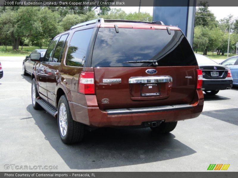 Dark Copper Metallic / Charcoal Black 2008 Ford Expedition Limited