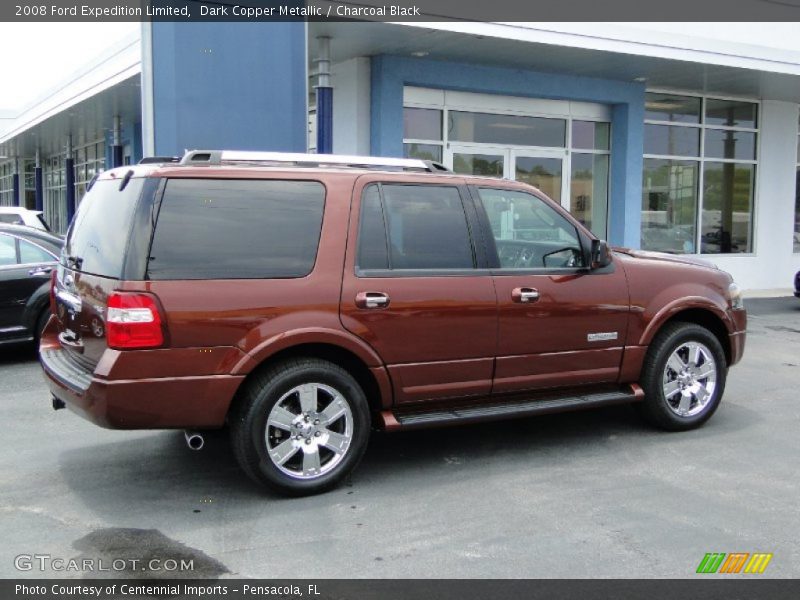 Dark Copper Metallic / Charcoal Black 2008 Ford Expedition Limited