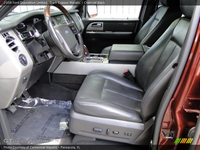 Dark Copper Metallic / Charcoal Black 2008 Ford Expedition Limited