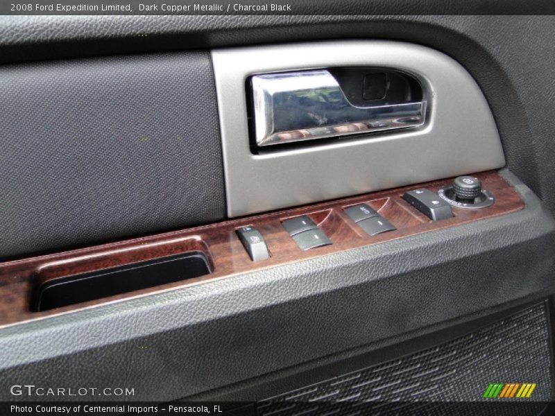 Dark Copper Metallic / Charcoal Black 2008 Ford Expedition Limited
