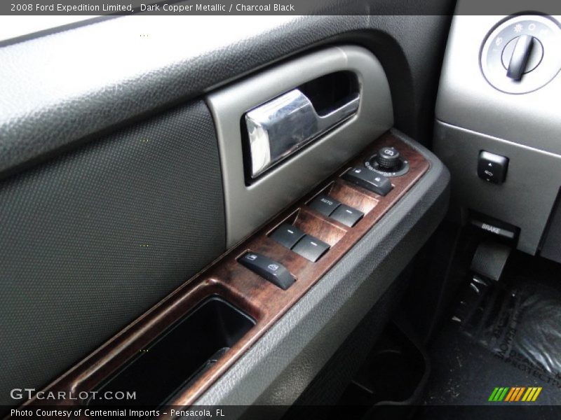 Dark Copper Metallic / Charcoal Black 2008 Ford Expedition Limited
