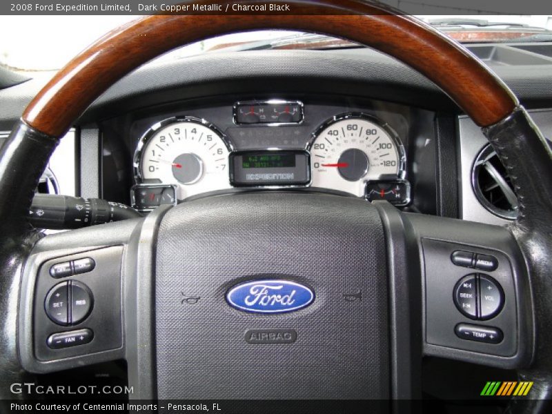 Dark Copper Metallic / Charcoal Black 2008 Ford Expedition Limited