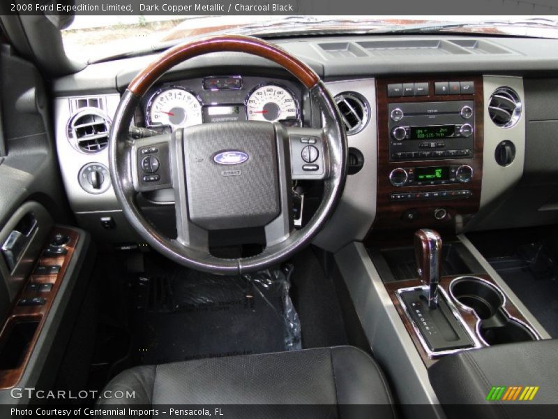 Dark Copper Metallic / Charcoal Black 2008 Ford Expedition Limited