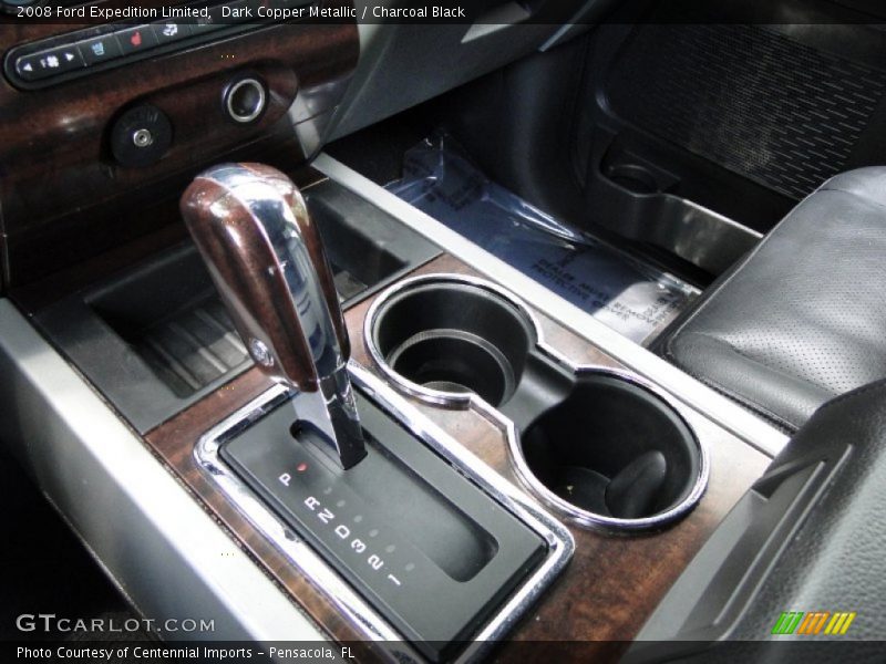 Dark Copper Metallic / Charcoal Black 2008 Ford Expedition Limited