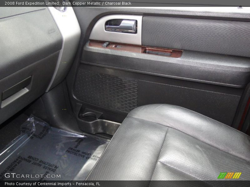 Dark Copper Metallic / Charcoal Black 2008 Ford Expedition Limited