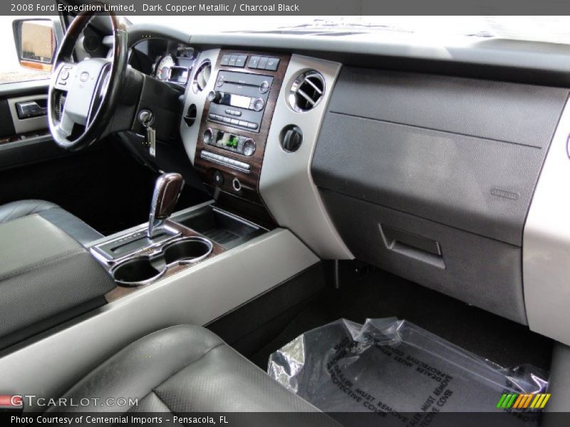 Dark Copper Metallic / Charcoal Black 2008 Ford Expedition Limited