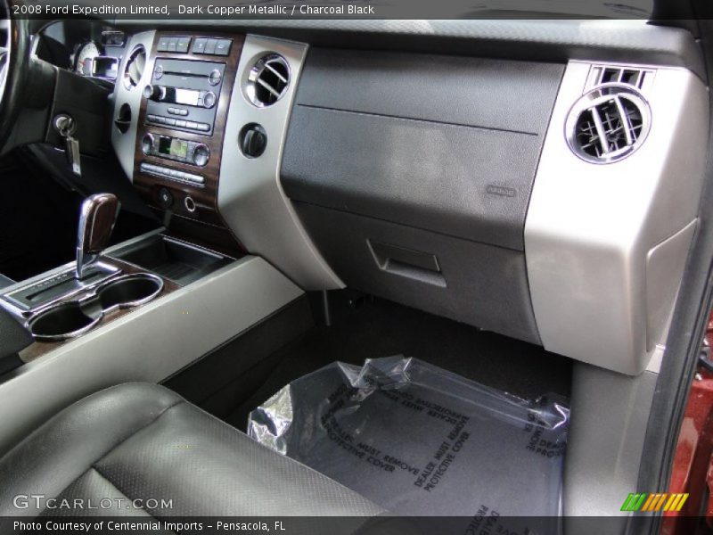 Dark Copper Metallic / Charcoal Black 2008 Ford Expedition Limited
