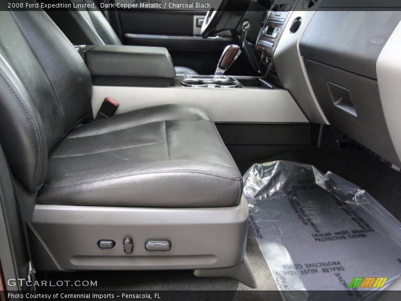 Dark Copper Metallic / Charcoal Black 2008 Ford Expedition Limited