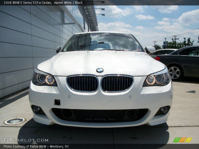 Alpine White / Black 2008 BMW 5 Series 535xi Sedan