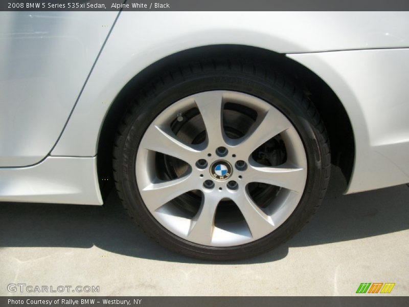 Alpine White / Black 2008 BMW 5 Series 535xi Sedan