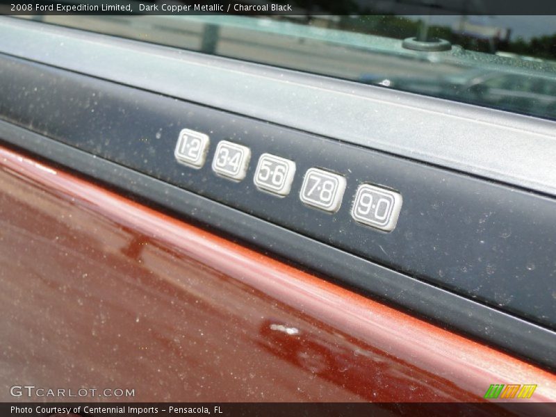 Dark Copper Metallic / Charcoal Black 2008 Ford Expedition Limited