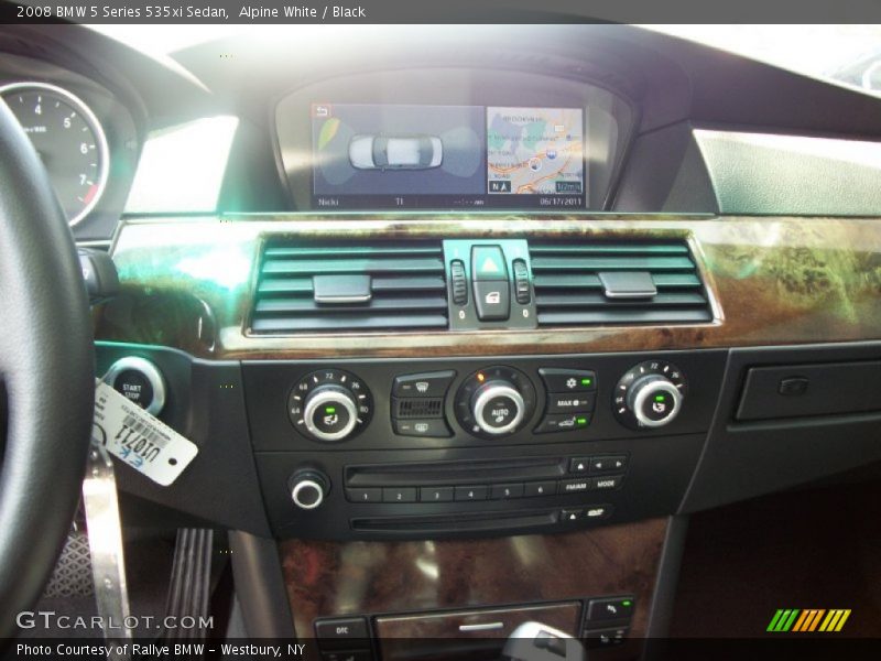 Alpine White / Black 2008 BMW 5 Series 535xi Sedan